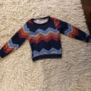 Cute zig zag knit top